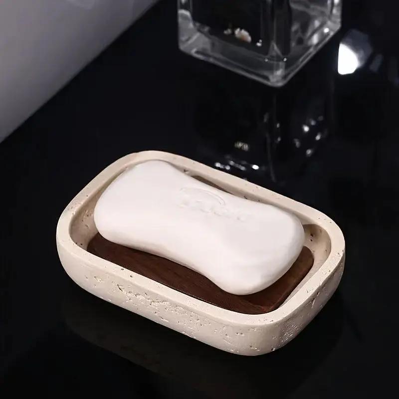 Soap Dish - Decorative Off-White Small by House Of Avana