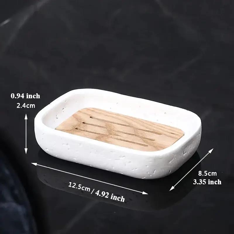 Soap Dish - Decorative Off-White Small by House Of Avana