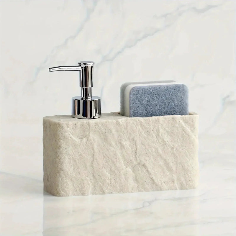 Soap Dispenser - Ceramic Black Natural by House Of Avana