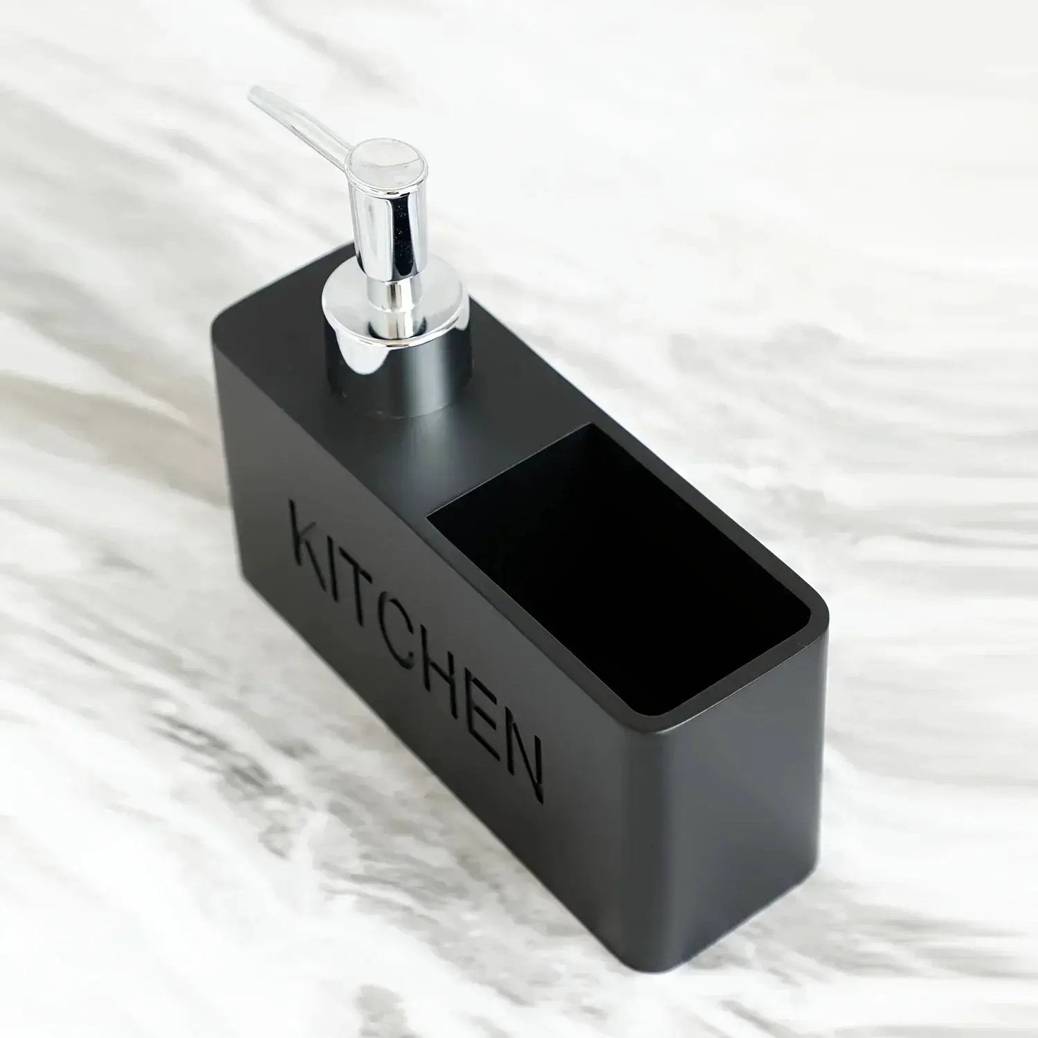 Soap Dispenser - Freestanding White Ceramic by House Of Avana