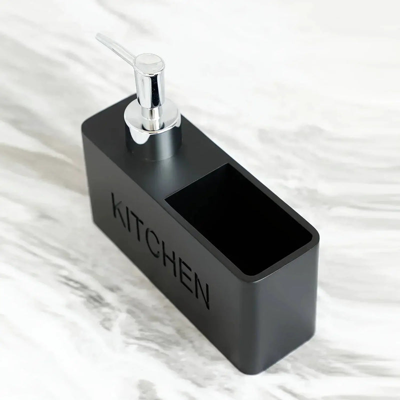 Soap Dispenser - Freestanding White Ceramic by House Of Avana