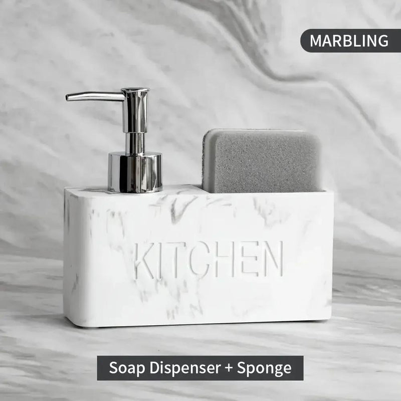 Soap Dispenser - Freestanding White Ceramic by House Of Avana