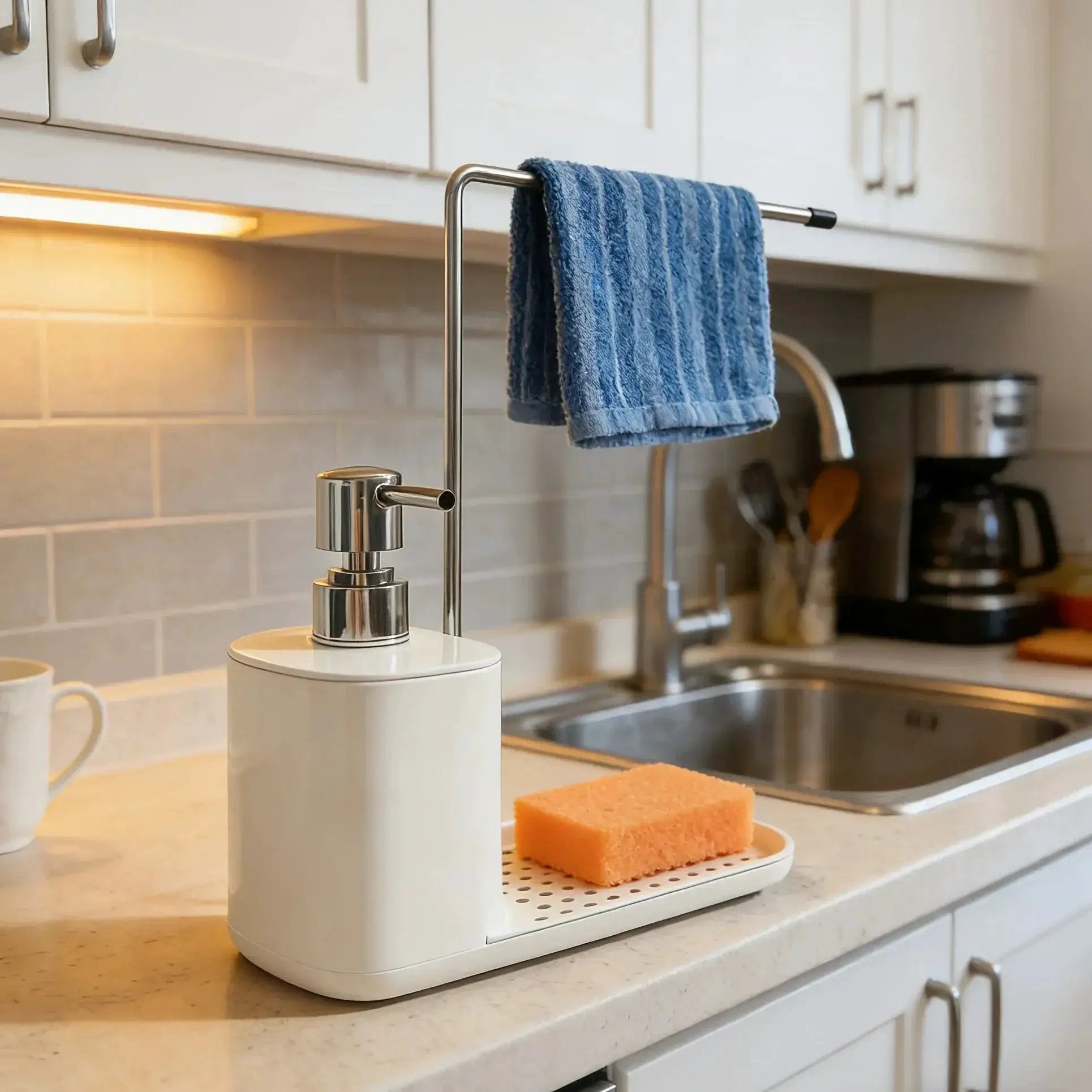 Soap Dispenser - Multifunctional Kitchen Storage by House Of Avana