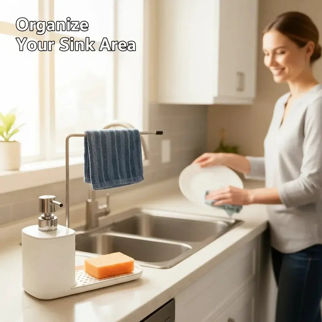 Soap Dispenser - Multifunctional Kitchen Storage by House Of Avana