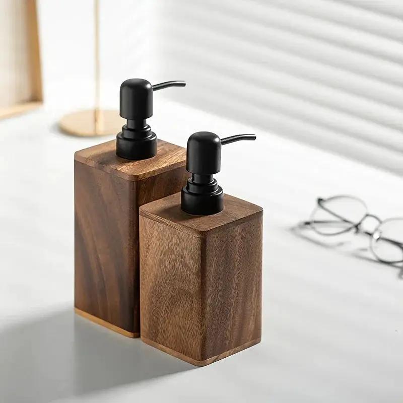 Soap Dispenser - Pressurized Solid Wood by House Of Avana