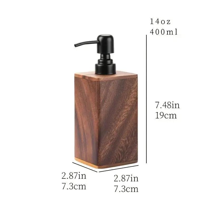 Soap Dispenser - Pressurized Solid Wood by House Of Avana