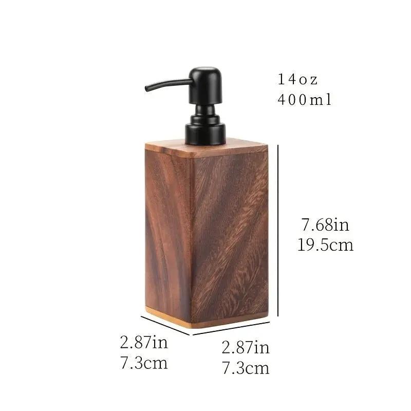 Soap Dispenser - Pressurized Solid Wood by House Of Avana