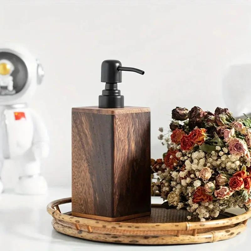 Soap Dispenser - Pressurized Solid Wood by House Of Avana