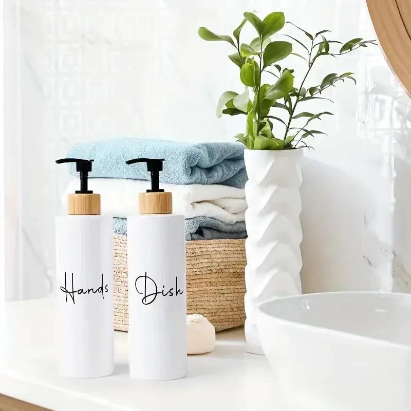 Soap Dispenser - Refillable Black Plastic by House Of Avana