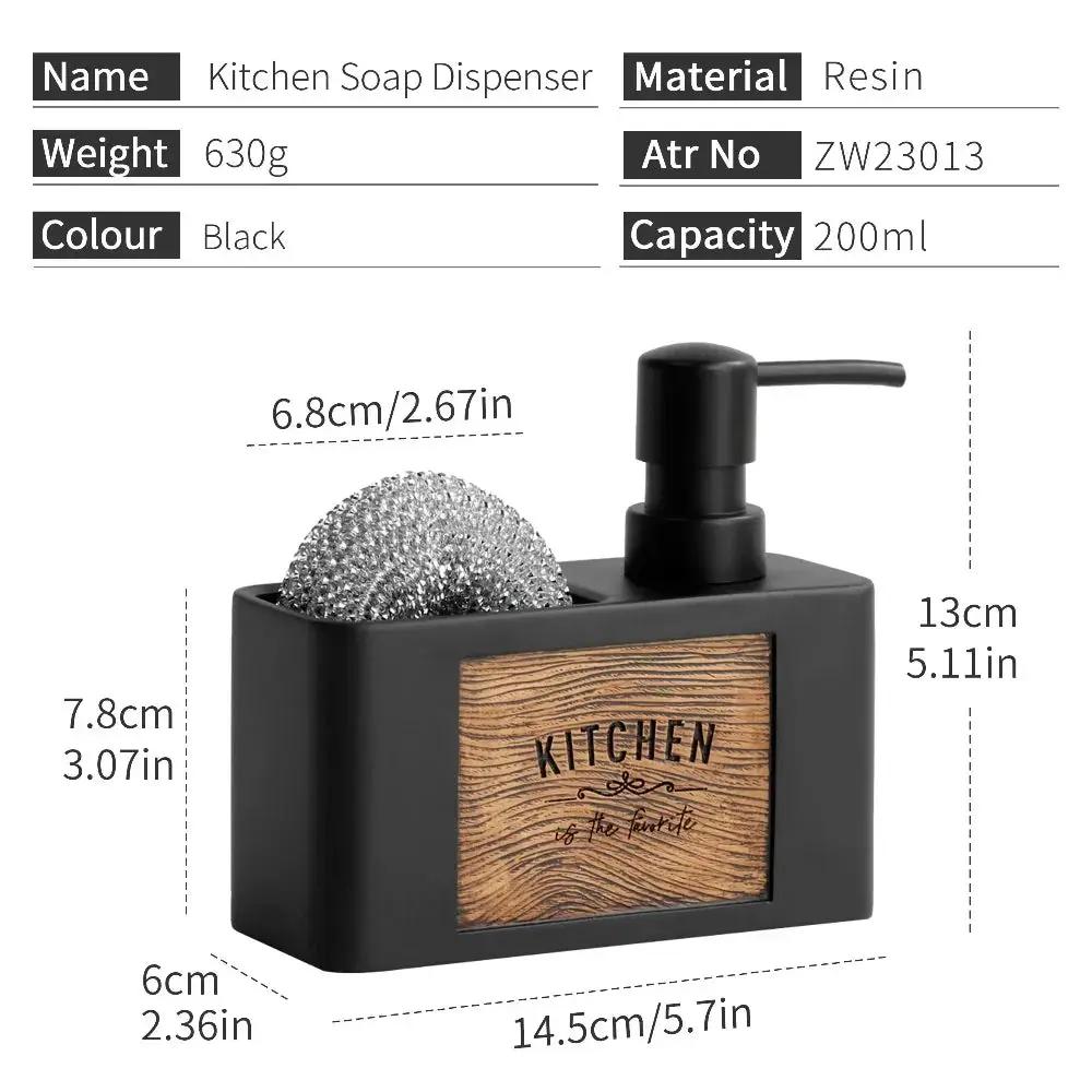 Soap Dispenser - Refillable Plastic by House Of Avana