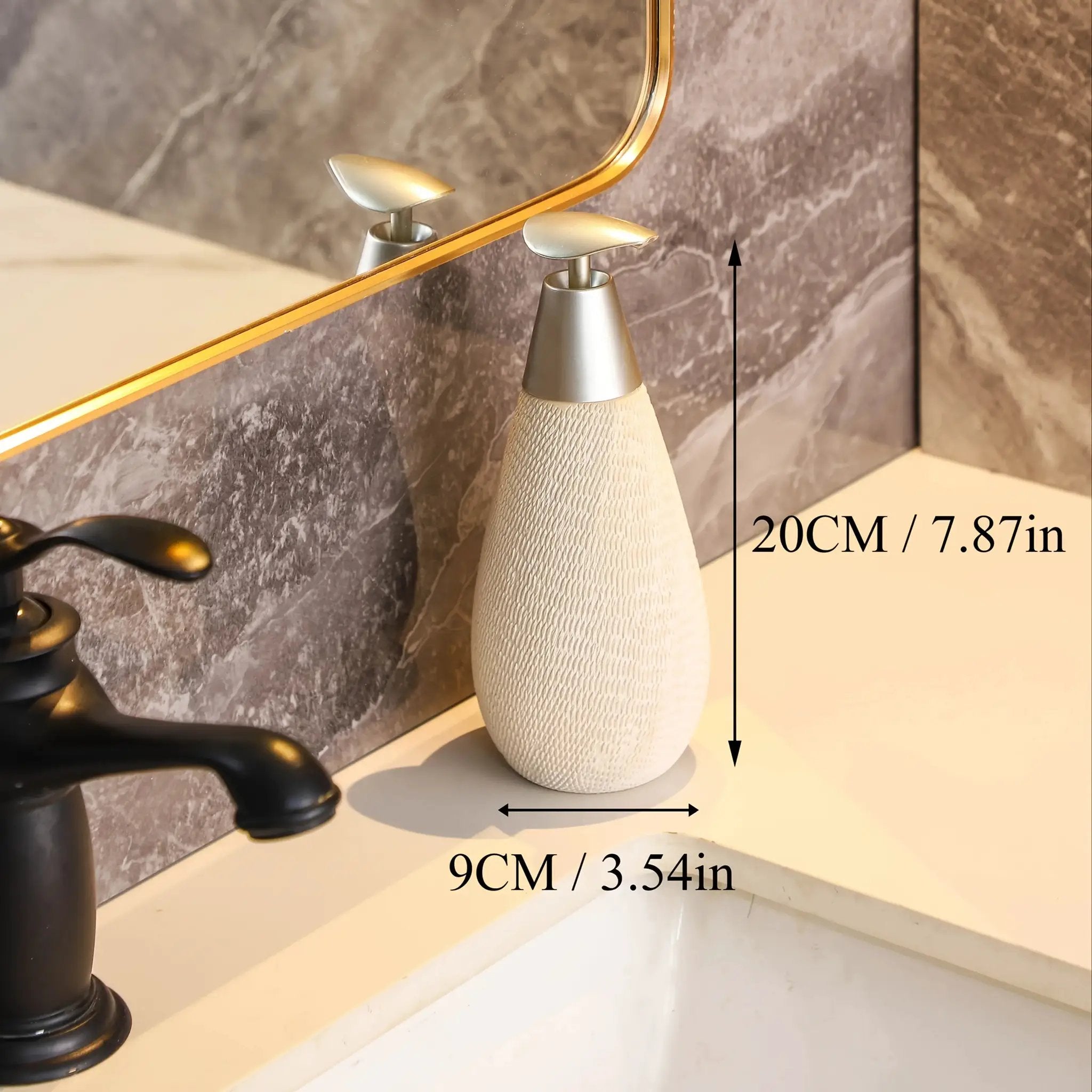 Soap Dispenser - Stainless Steel Pump by House Of Avana
