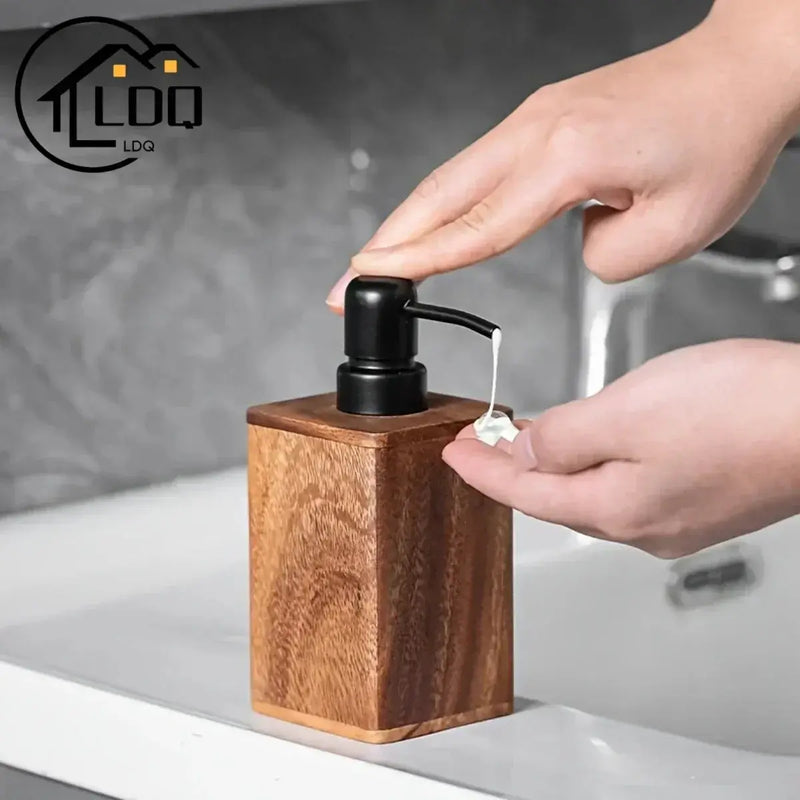 Soap Dispenser - Wooden Hand Sanitizer by House Of Avana