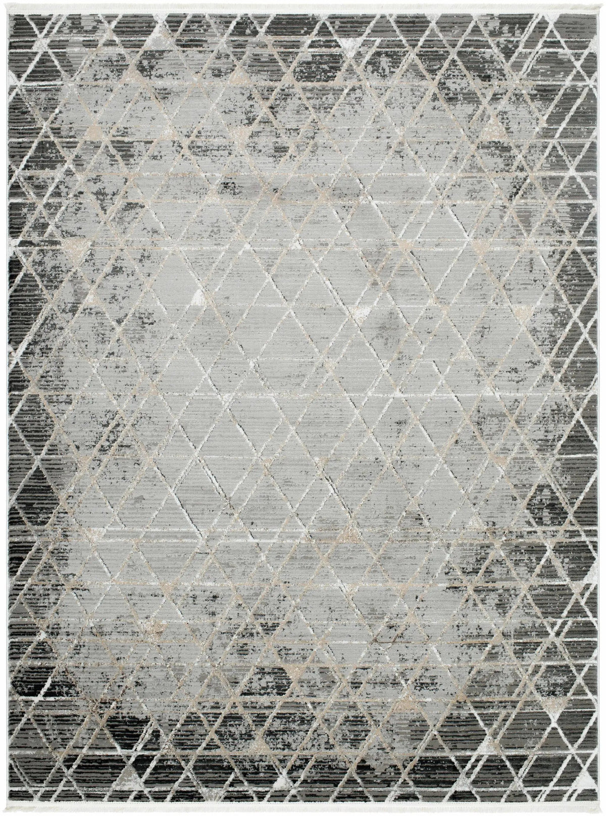 Luol Gray Area Rug - Clearance