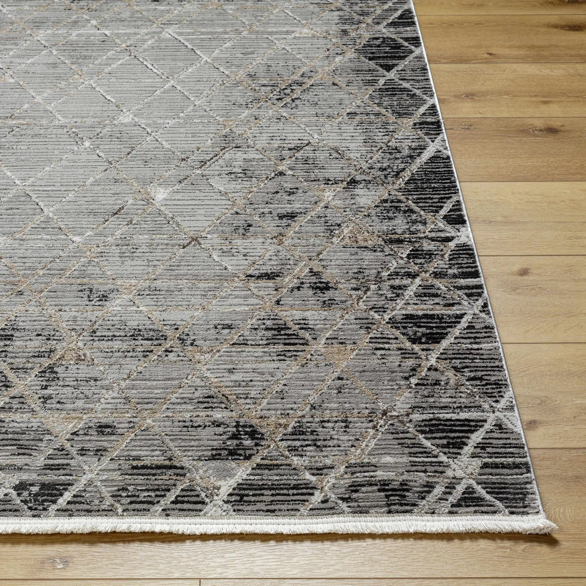Luol Gray Area Rug - Clearance, detail 2