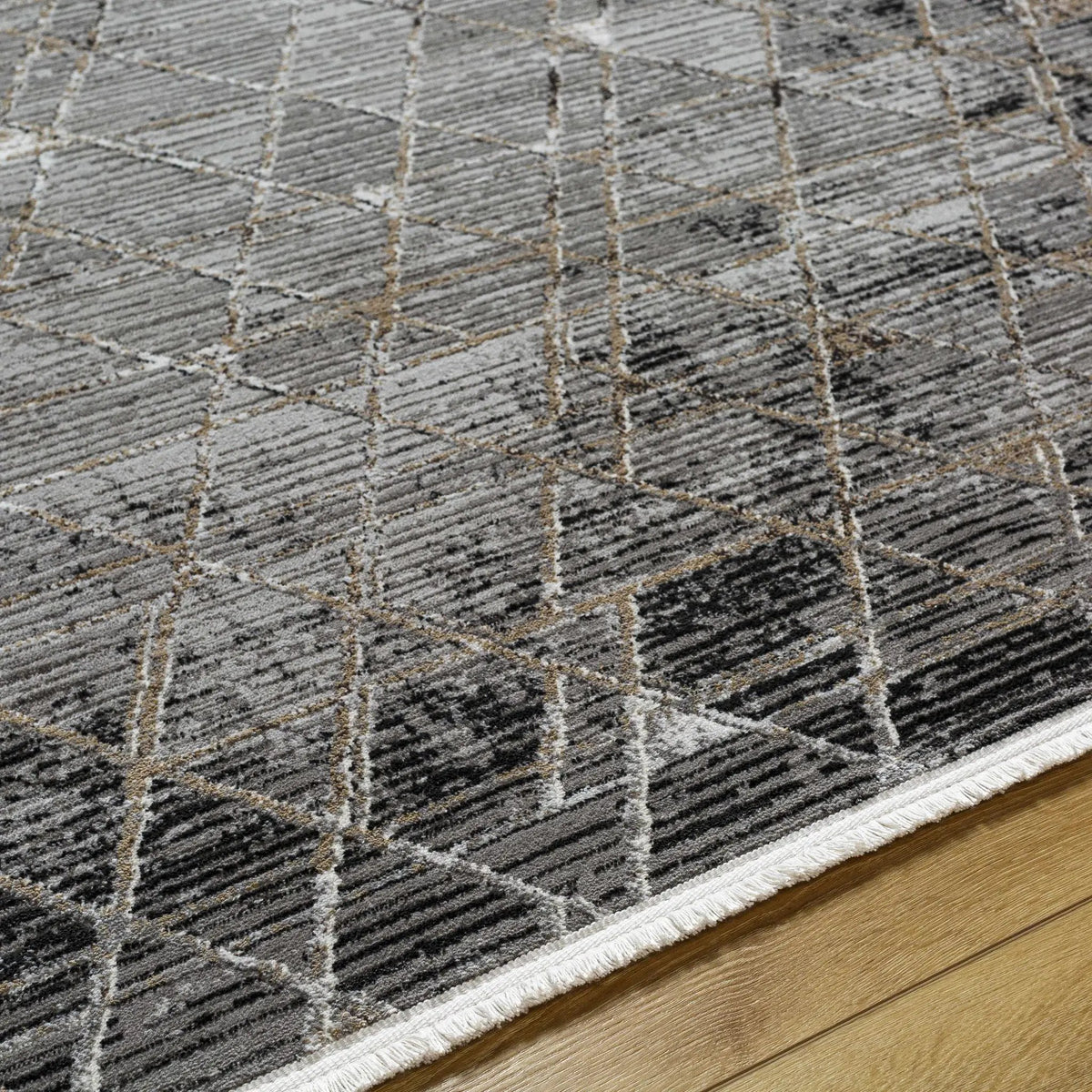 Luol Gray Area Rug - Clearance, detail 3