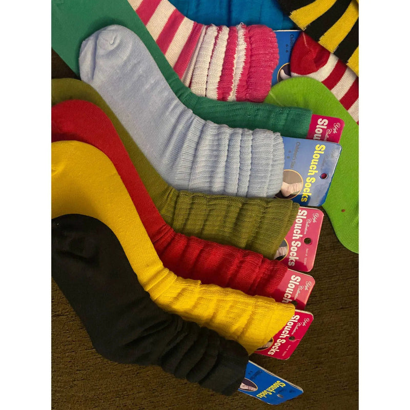 Yafa Collection Slouch Socks Adults Size 9-11 And children's size 6-8 by Selzalot