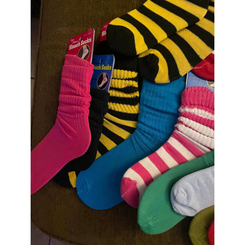 Yafa Collection Slouch Socks Adults Size 9-11 And children's size 6-8 by Selzalot