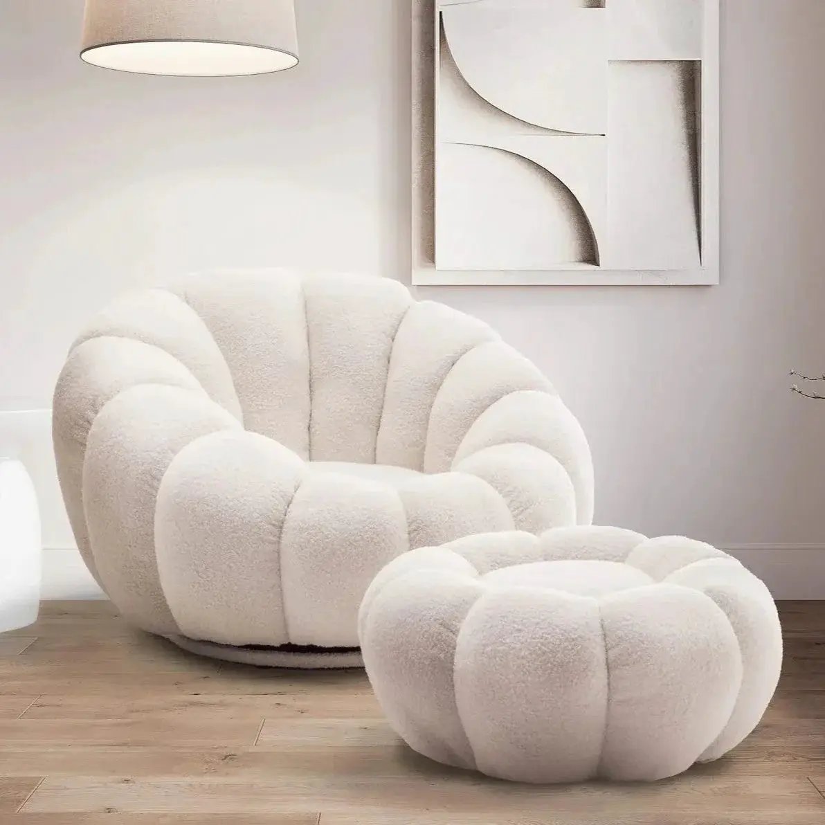 Sofa - 360 Swivel White by House Of Avana