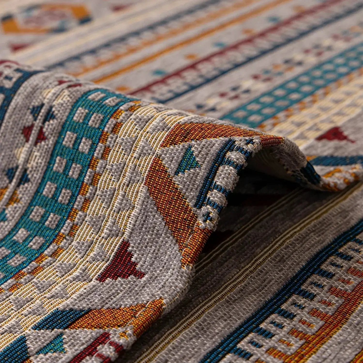 Sofa Cushion - Non-slip Chenille Geometric Multi-size by House Of Avana