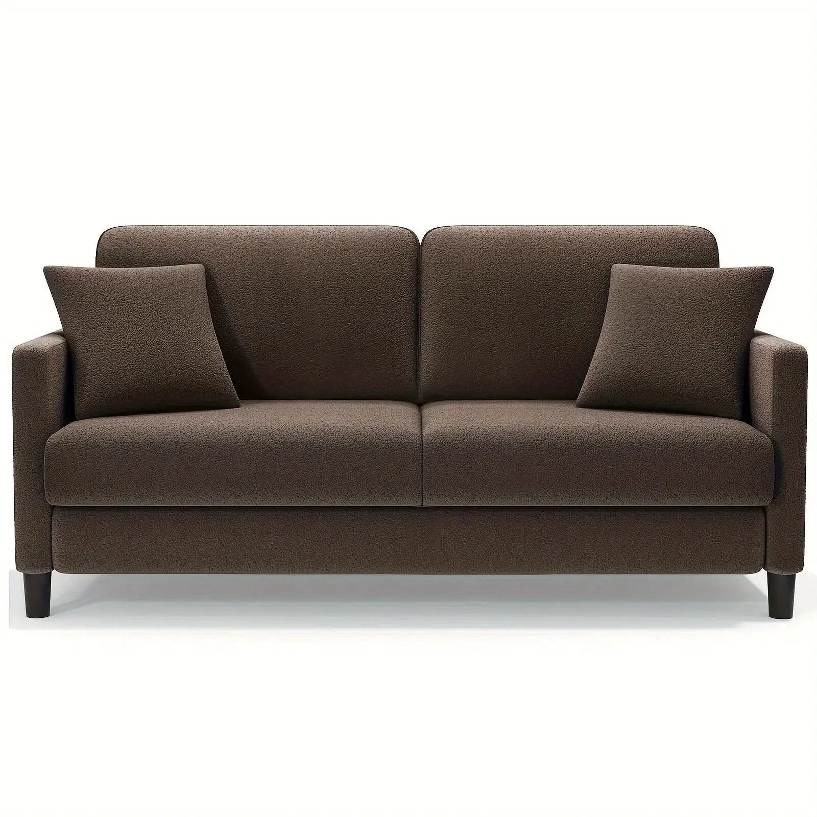 Sofa - Mid-Century White 3-Seater by House Of Avana