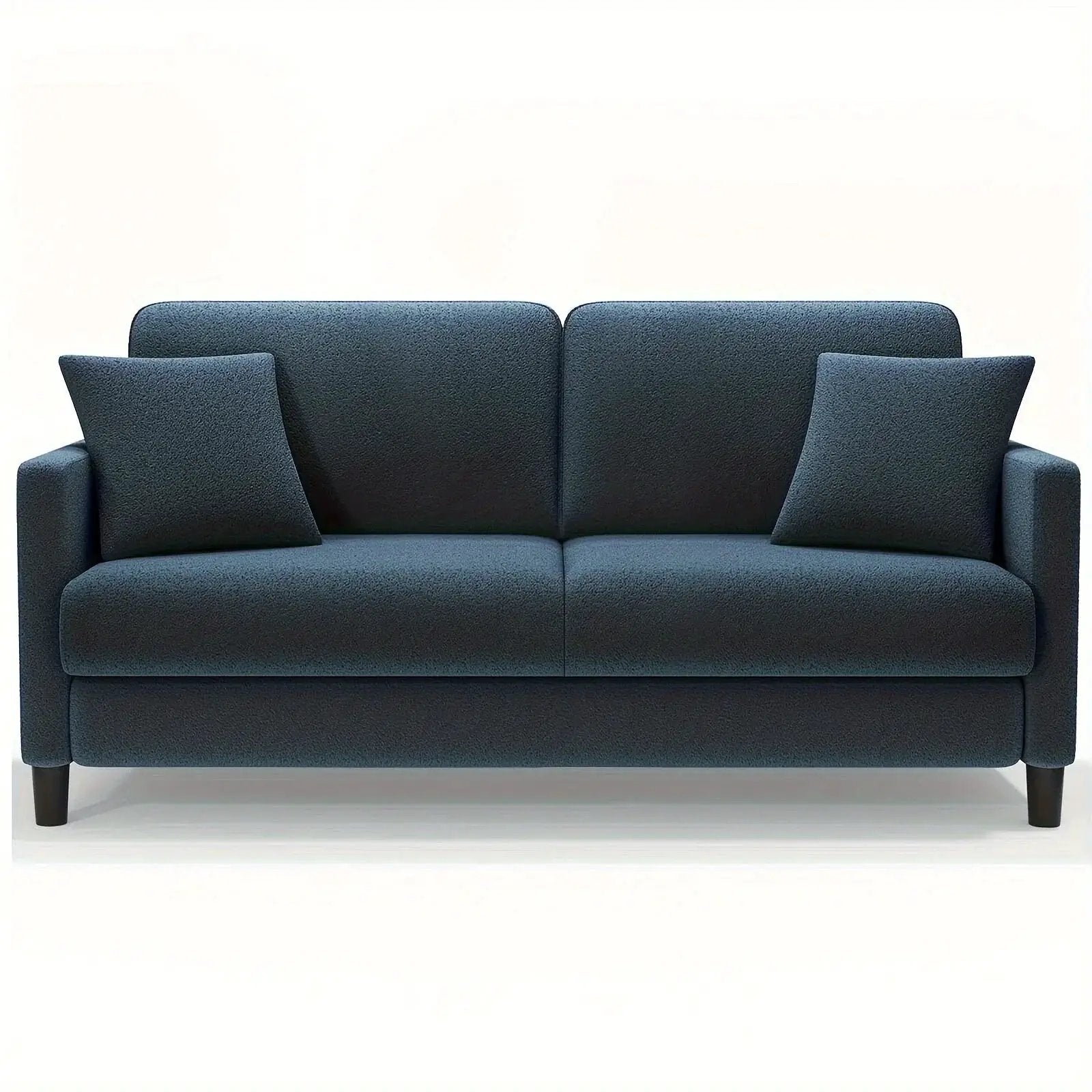 Sofa - Mid-Century White 3-Seater by House Of Avana