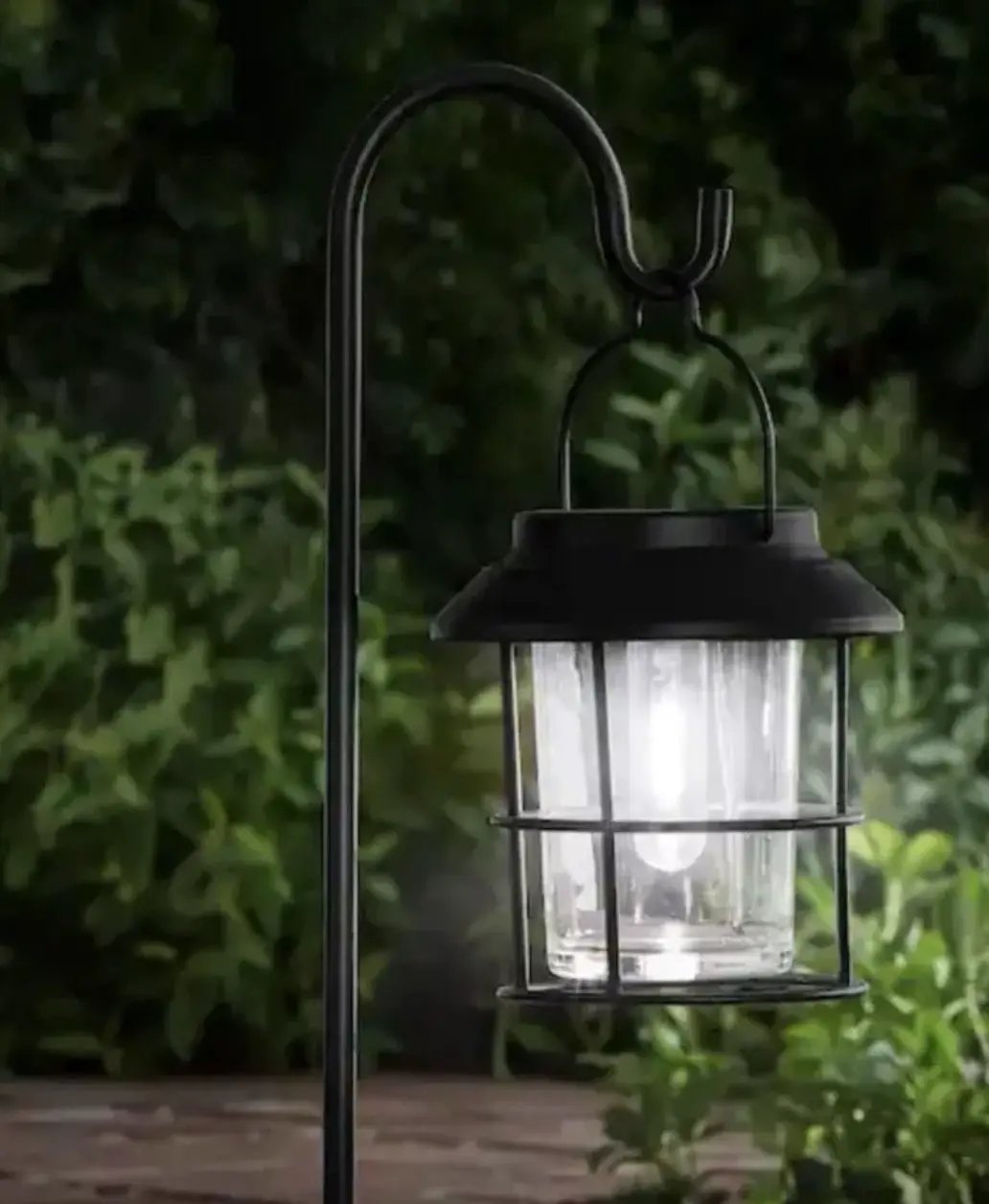 Solar Bronze Outdoor Integrated Filament LED Landscape Shepherd Hook Path Lights 10 Lumens (2-Pack) by Outdoor Solar Outlet