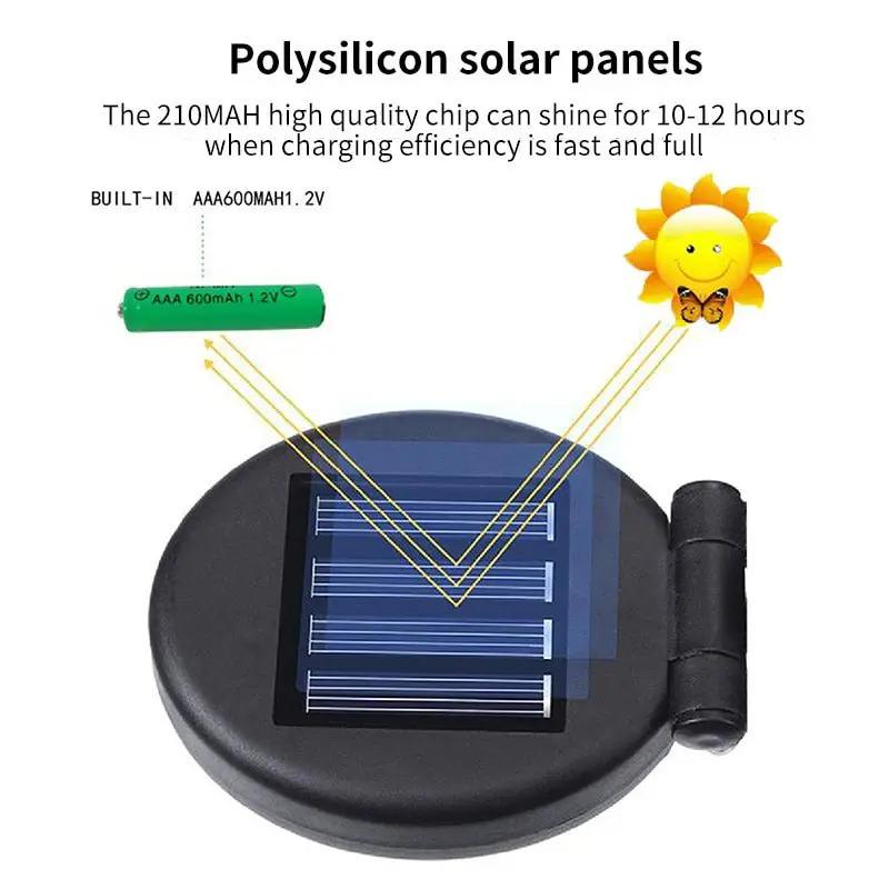 Solar LED Rose Flower Light (2 Pack) by Outdoor Solar Outlet