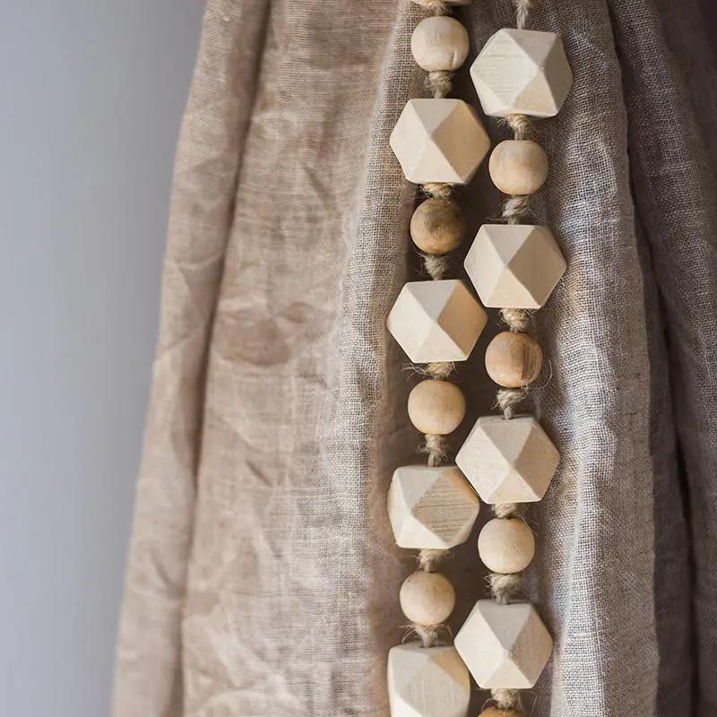 Solid Wood Handmade Rustic Curtain Tiebacks by RusticReach