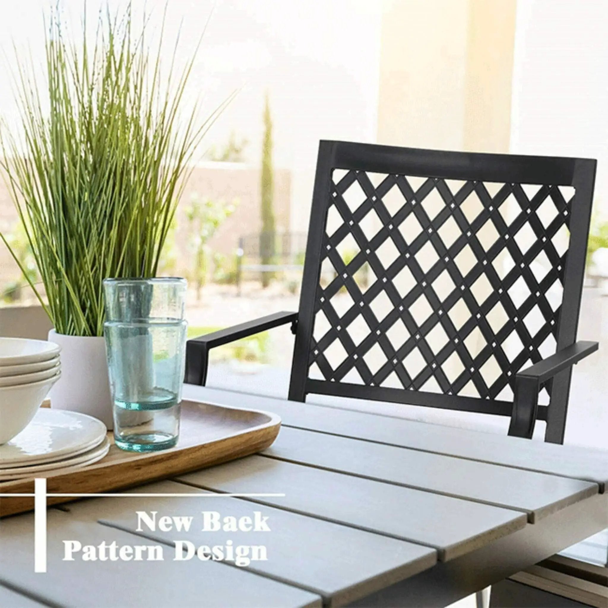 Sophia & William Outdoor Gas Fire Pit Table Set W/ Cushioned Swivel Dining Chairs, 5PCS (SAK63872) by SAKSBY WHOLESALE