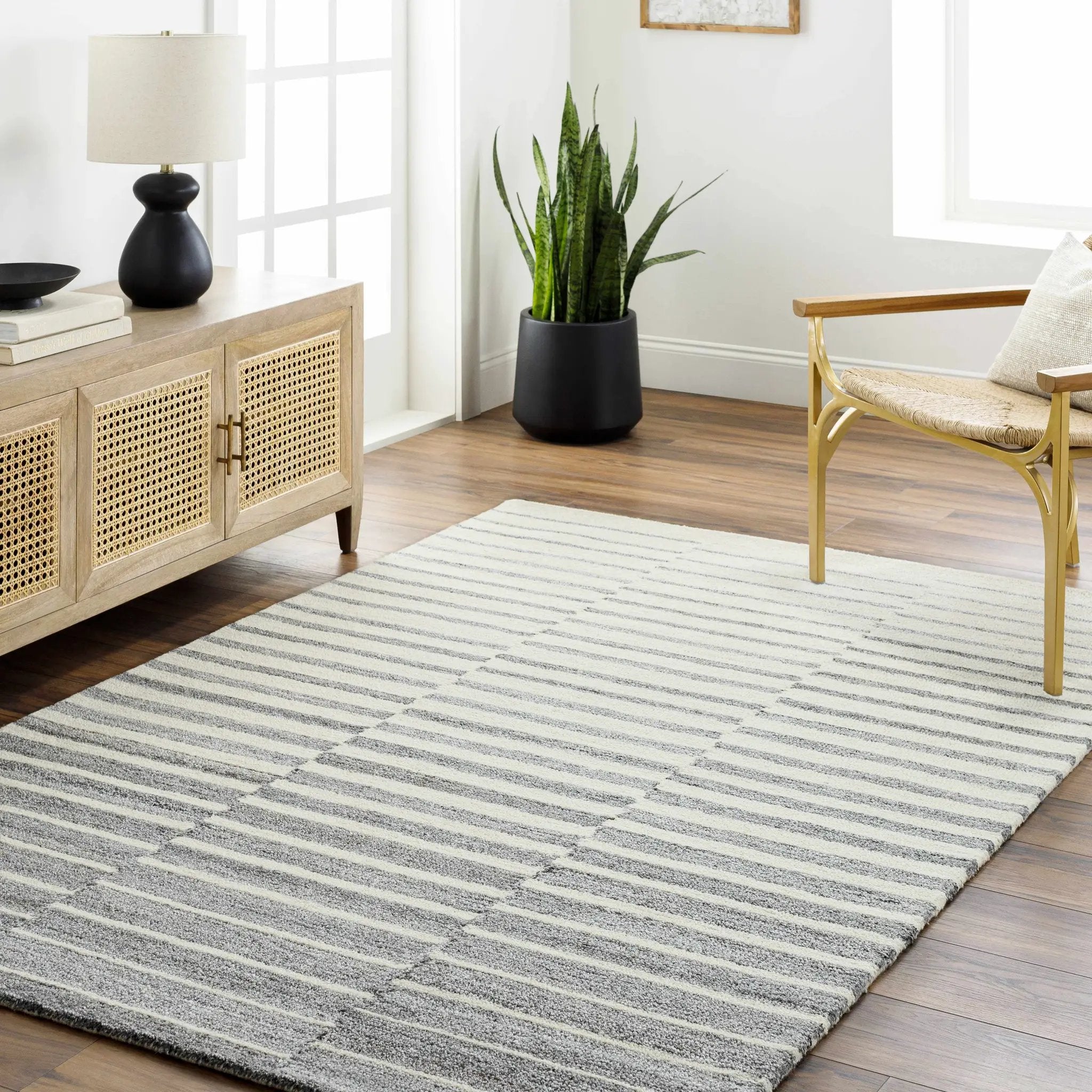Gawel Gray Area Rug - Clearance by Boutique Rugs