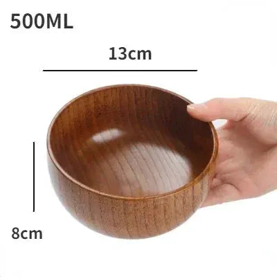 Soup Bowls - Retro Wooden Small by House Of Avana