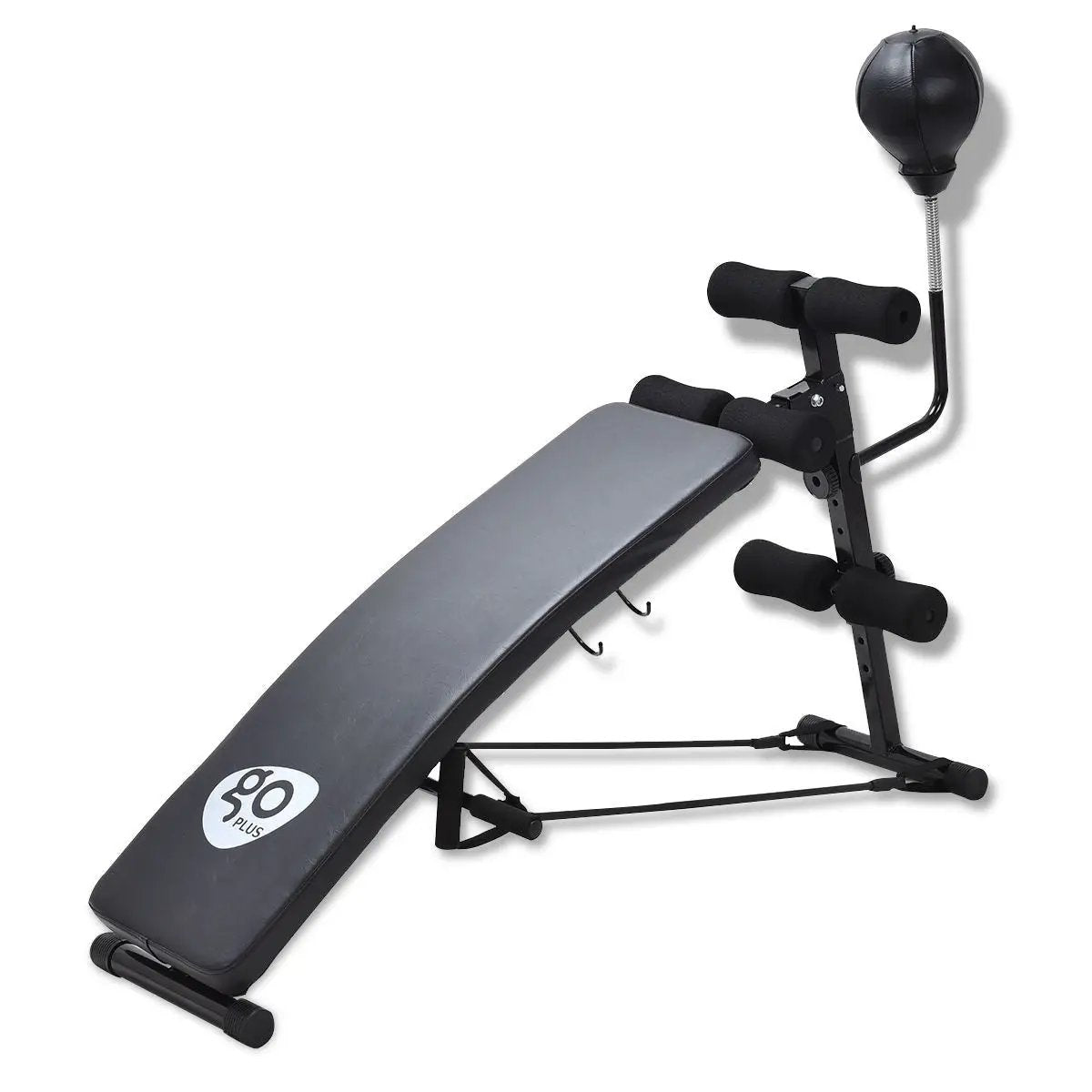 Adjustable Incline Curved Workout Fitness Sit Up Bench by DirectDeals