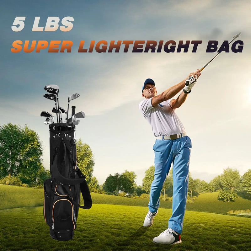 9 Inch Golf Stand Bag Divider Carry Pockets Storage by DirectDeals