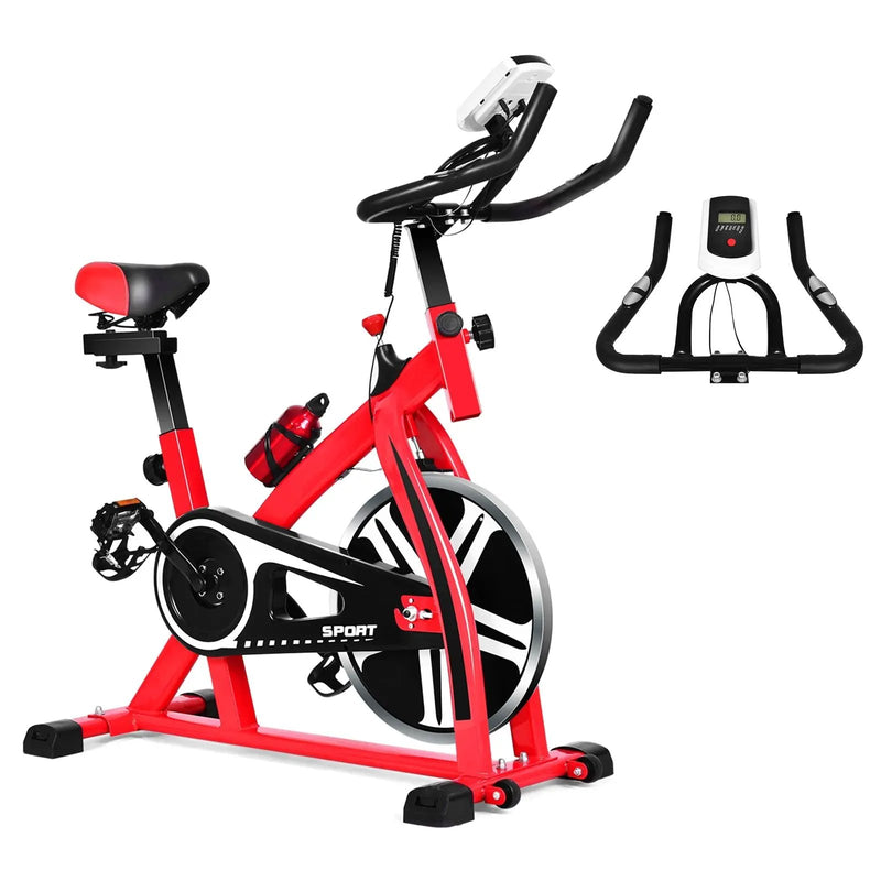 Adjustable Exercise Bicycle for Cycling and Cardio Fitness by DirectDeals