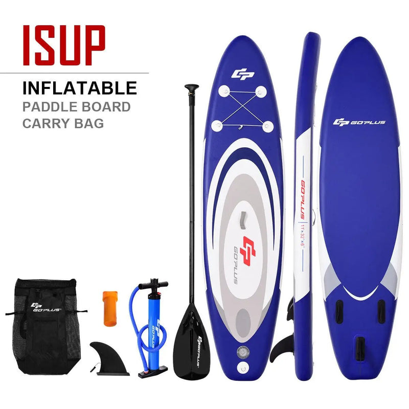 10 Feet Inflatable Stand Up Paddle Surfboard with Bag by DirectDeals