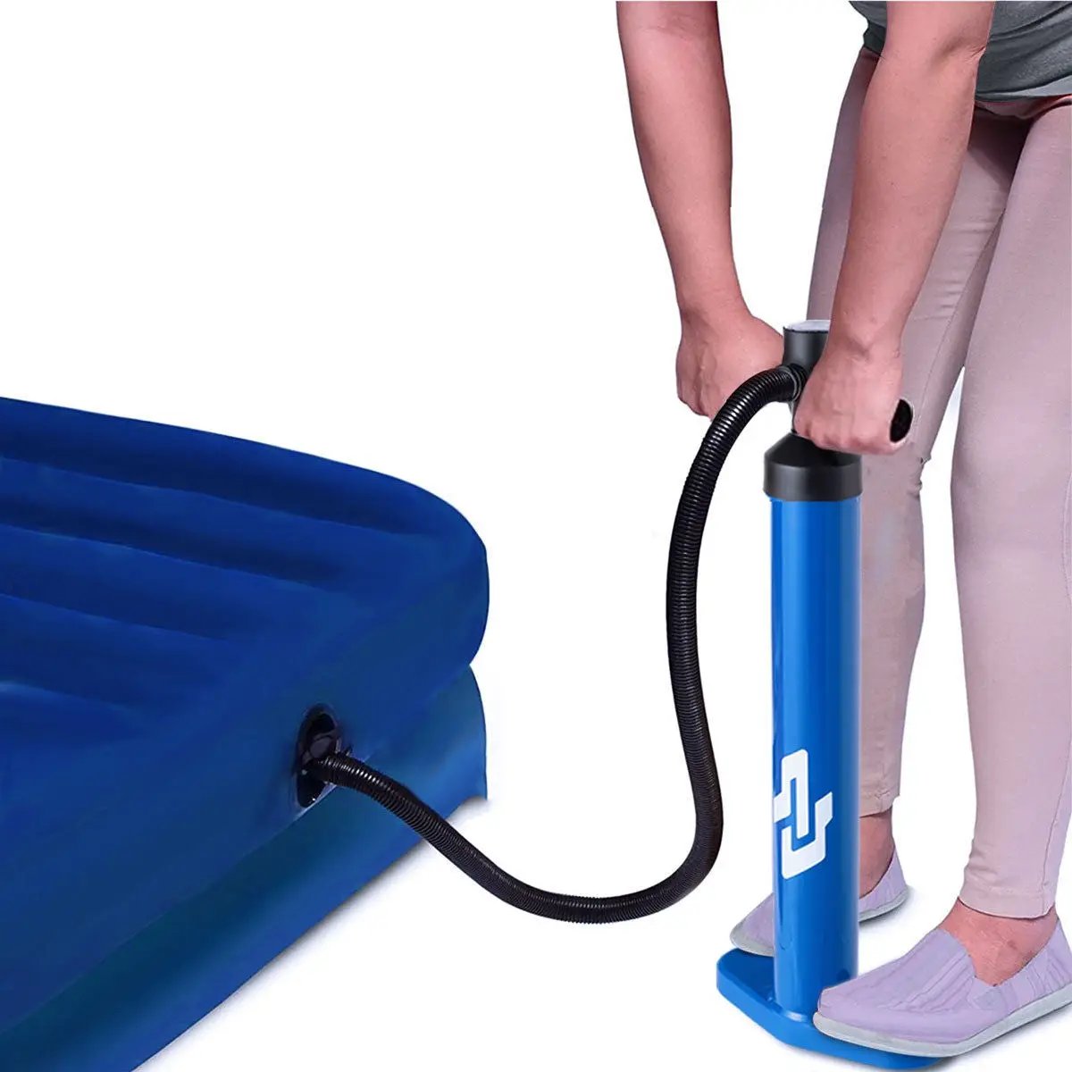 Double Action Manual inflation SUP Hand Pump with Gauge by DirectDeals