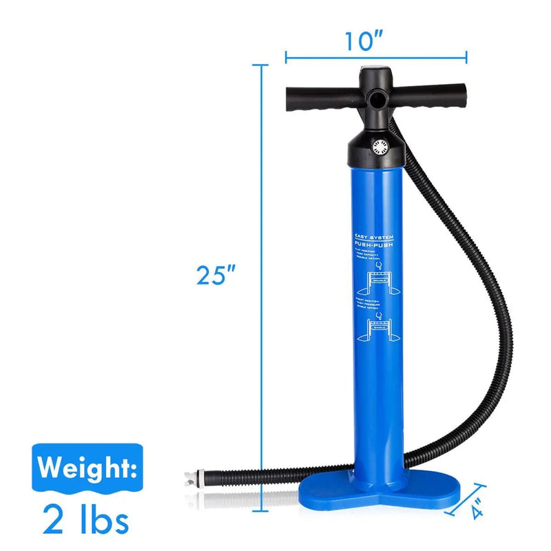 Double Action Manual inflation SUP Hand Pump with Gauge by DirectDeals