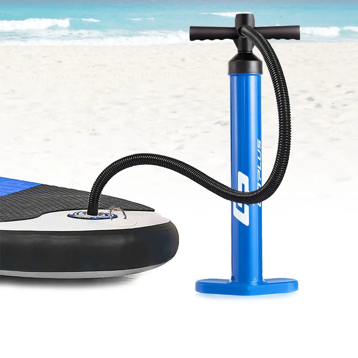 Double Action Manual inflation SUP Hand Pump with Gauge by DirectDeals