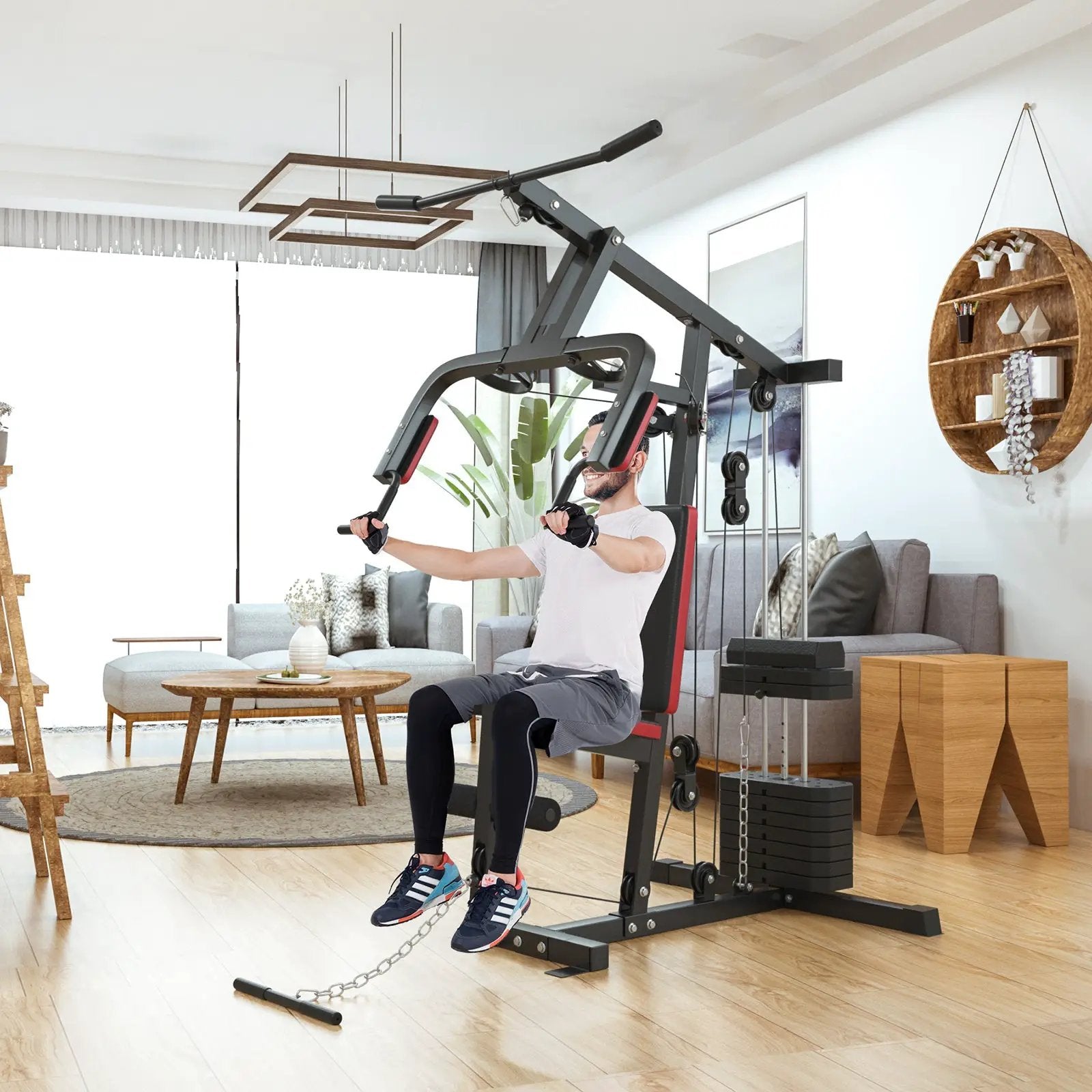 Multifunction Cross Trainer Workout Machine by DirectDeals
