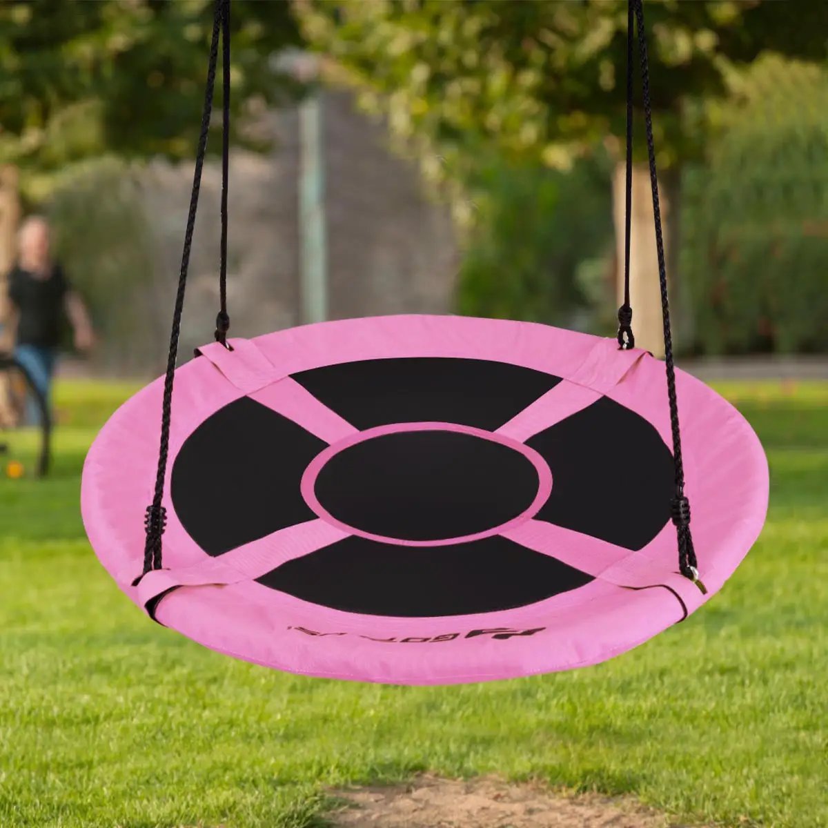 40 Inch Flying Saucer Tree Swing Indoor Outdoor Play Set by DirectDeals