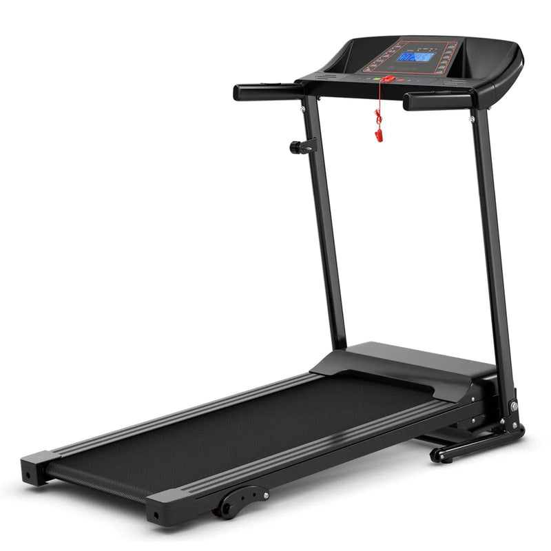 1.0 HP Foldable Treadmill Electric Support Mobile Power by DirectDeals