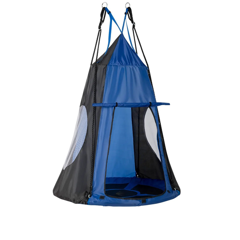 2-in-1 40 Inch Kids Hanging Chair Detachable Swing Tent Set by DirectDeals
