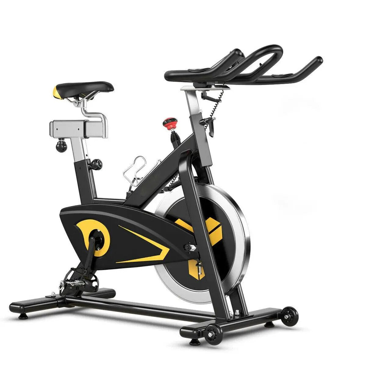Magnetic Exercise Bike Fixed Belt Drive Indoor Bicycle by DirectDeals