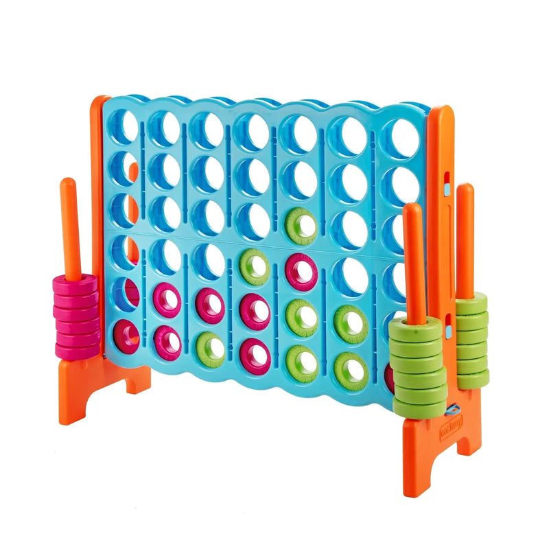 Jumbo 4 in a Row 4-to-Score Giant Game Set-White by DirectDeals