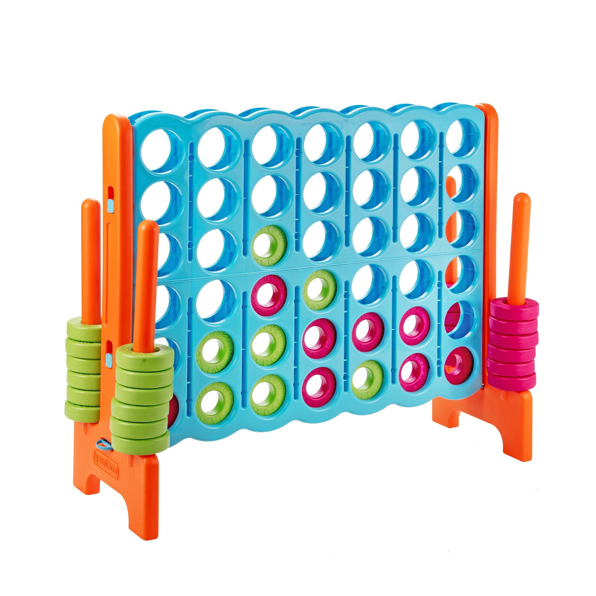 Jumbo 4 in a Row 4-to-Score Giant Game Set-White, photo 4 of 11