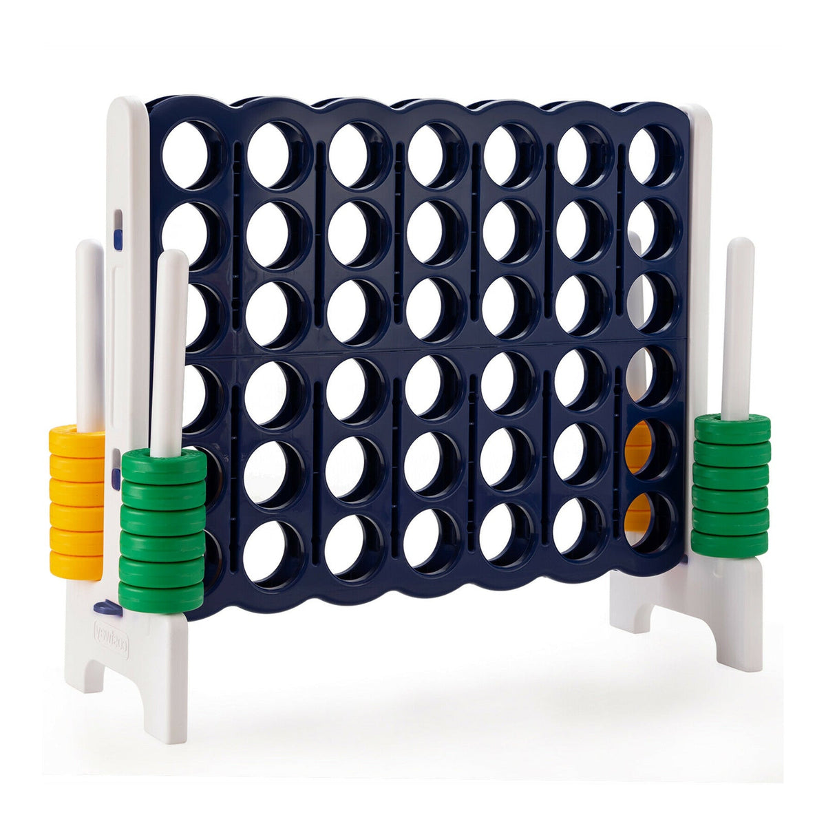 Jumbo 4 in a Row 4-to-Score Giant Game Set-White, photo 11 of 11