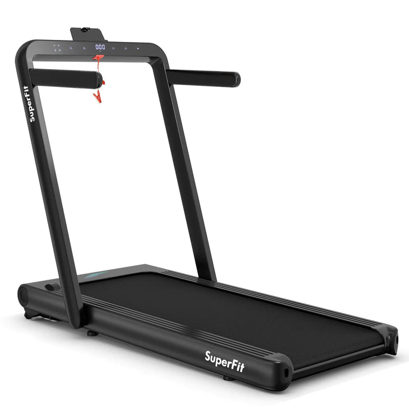 4.75HP 2 In 1 Folding Treadmill with Remote APP Control by DirectDeals