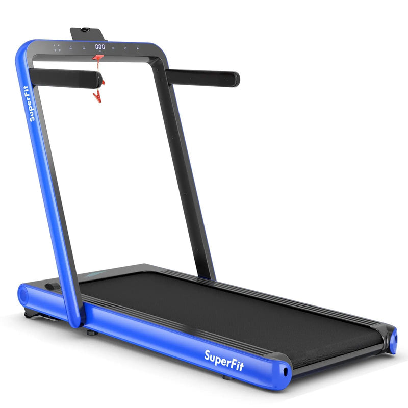 4.75HP 2 In 1 Folding Treadmill with Remote APP Control by DirectDeals