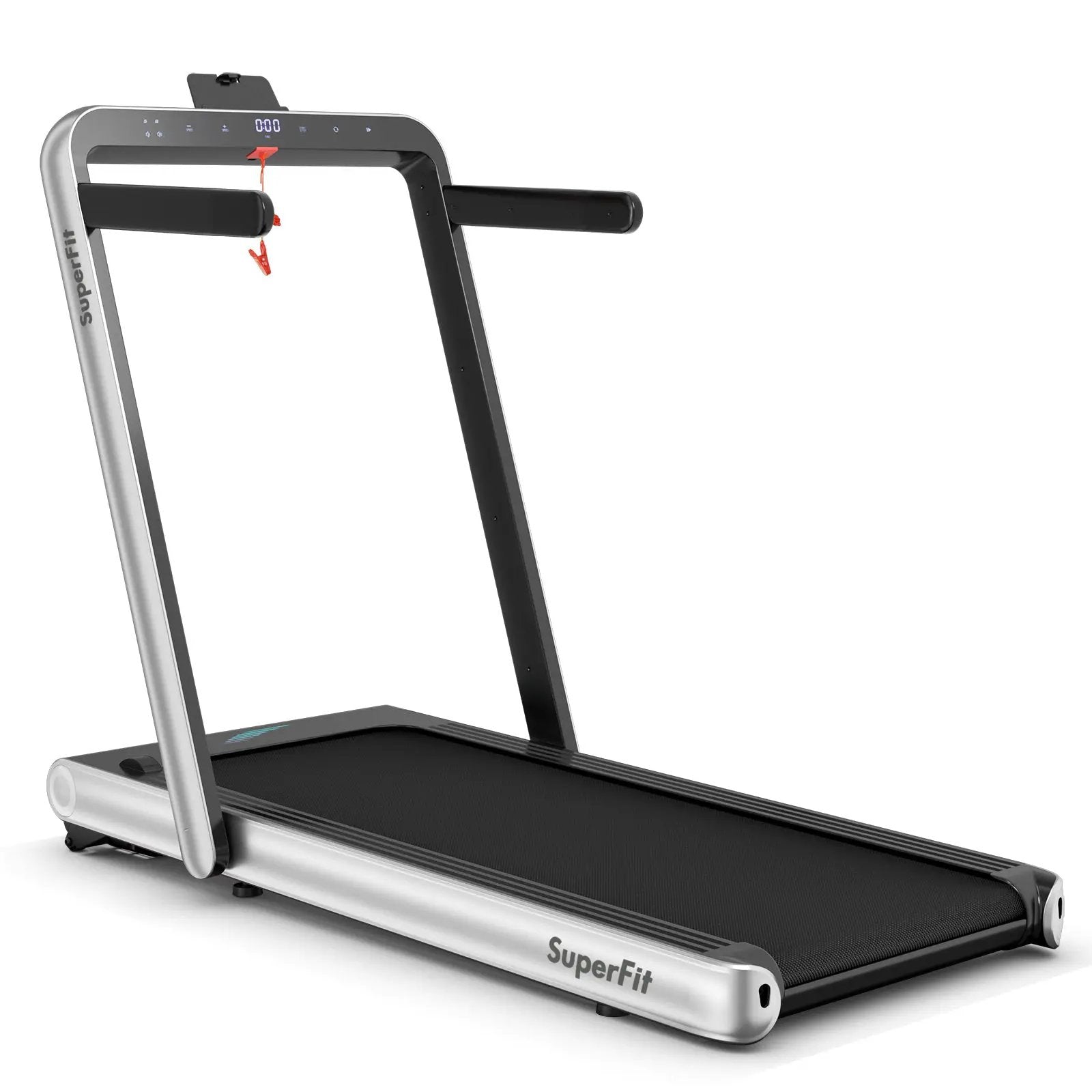 4.75HP 2 In 1 Folding Treadmill with Remote APP Control by DirectDeals
