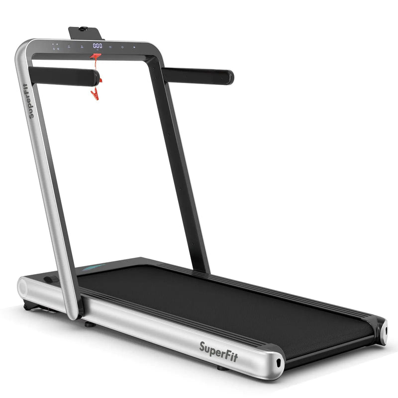 4.75HP 2 In 1 Folding Treadmill with Remote APP Control by DirectDeals